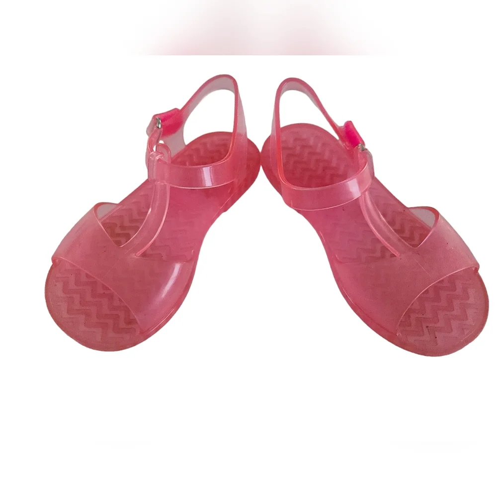 Old Navy Toddler Girl Pink Jelly Sandals Size 8